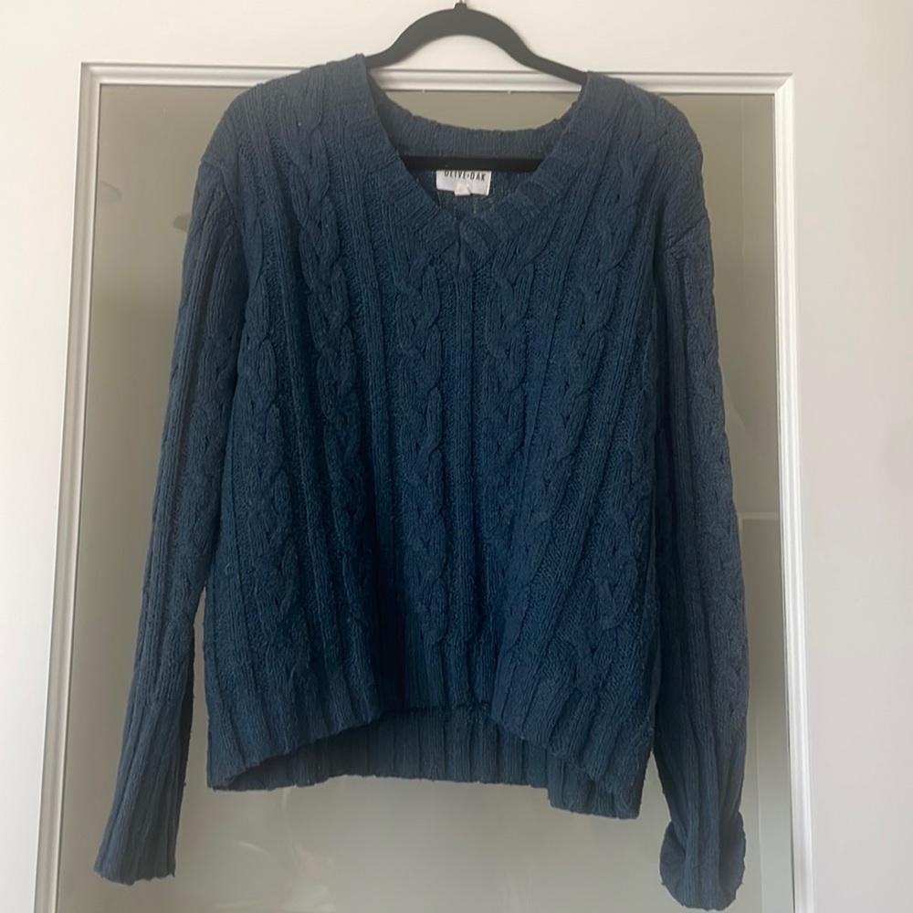 Olive + Oak V-neck Knit Sweater